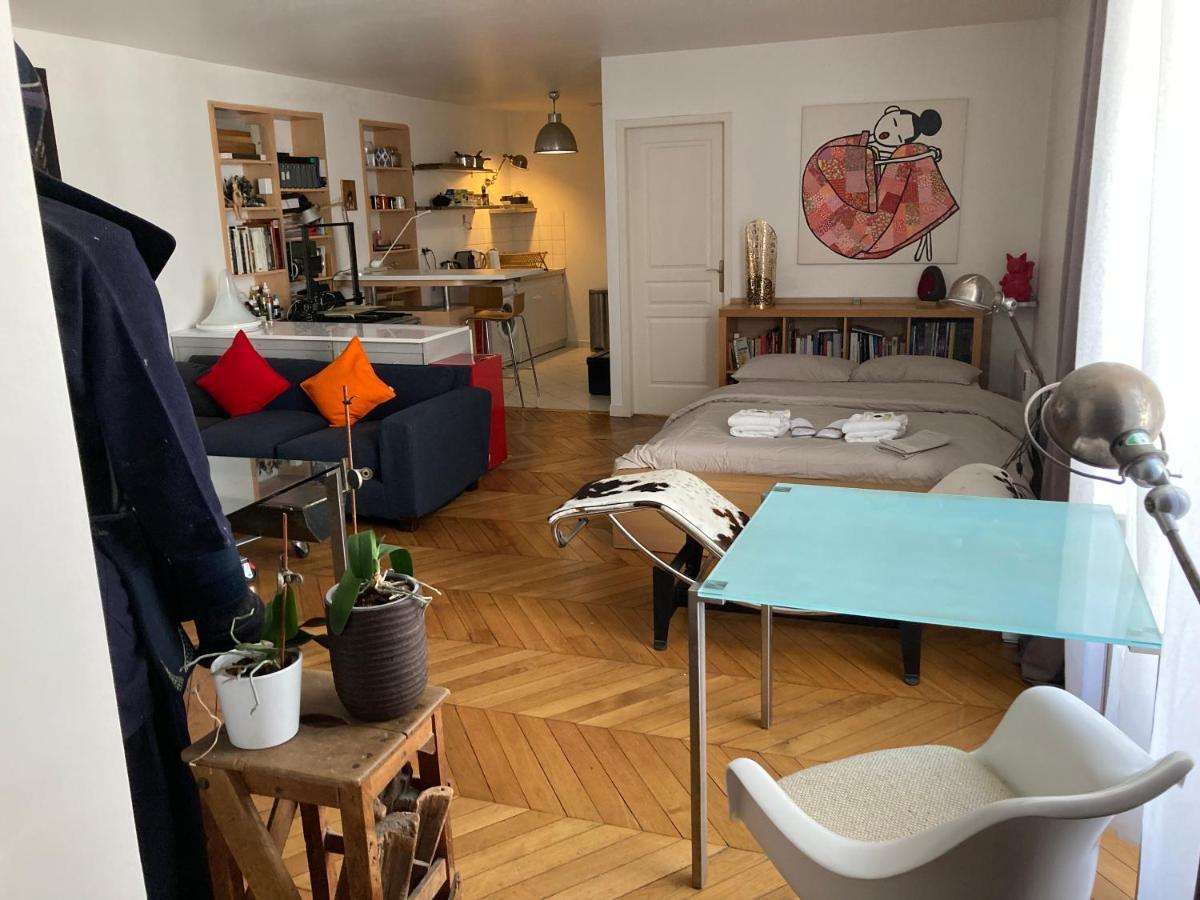 Charmant Studio Lägenhet Paris Exteriör bild